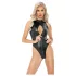 Noir - body cu model piele de șarpe (negru)
