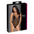 Cottelli - body dantelat deschis, brodat (negru-lila) - M