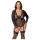 Cottelli Curves - body transparent (negru)
