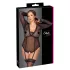 Cottelli Curves - body transparent (negru) - 2XL