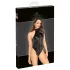 Noir - body lucios cu guler halter (negru) - L