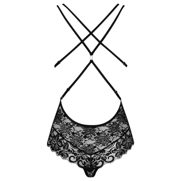 Obsessive - body din dantelă sexy - negru