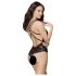 Body din dantelă neagră, super sexy - Obsessive 860-TED-1 - L/XL