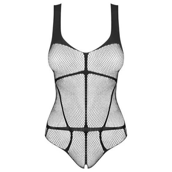 Obsessive - body sexy transparent deschis neț negru - S-L