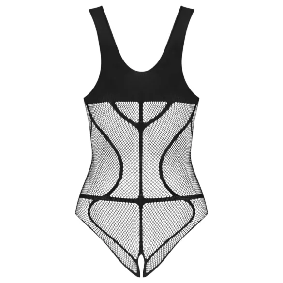 Obsessive - body sexy transparent deschis neț negru - S-L