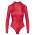Cottelli - body roșu cu model de piele de șarpe - M