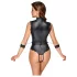 Cottelli Bondage - body deschis cu sâni goi - negru - M
