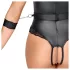 Cottelli Bondage - body deschis cu sâni goi - negru - M