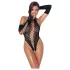 Cottelli - body sexy cu mănuși - negru - S-L