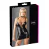 Cottelli - Rochie sexy scurtă cu șnur - negru lucios - M