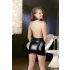 Cottelli - Rochie sexy cu guler la gât - negru - L