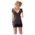 Cottelli - Rochie sexy cu dantelă și fundiță - negru - M