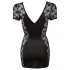 Cottelli - Rochie sexy cu dantelă și fundiță - negru - M