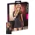 Cottelli - Rochie sexy cu dantelă și fundiță - negru - XL