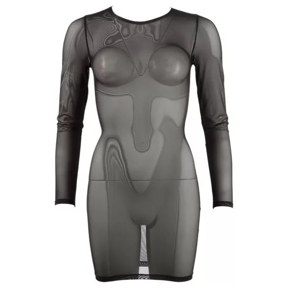 Cottelli - rochie transparentă - negru - L