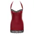 Cottelli - rochie mini lucioasă (roșie) - XL