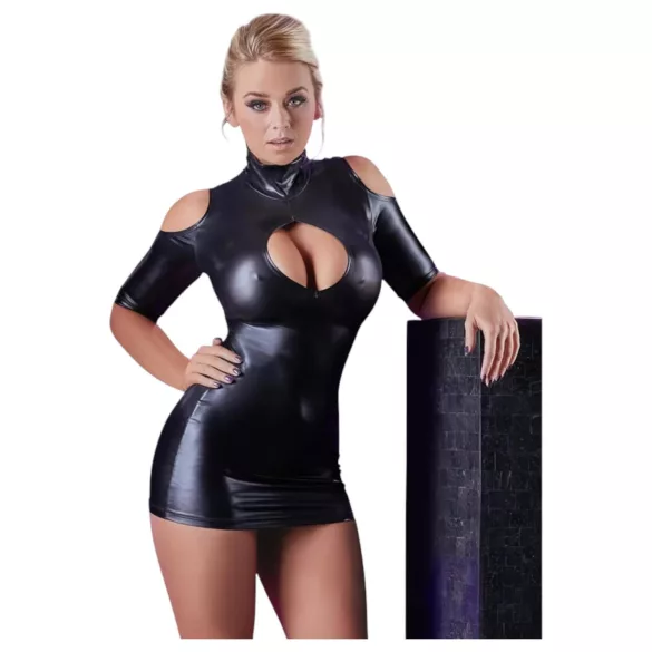 Cottelli - rochie sexy cu umeri decupați - negru