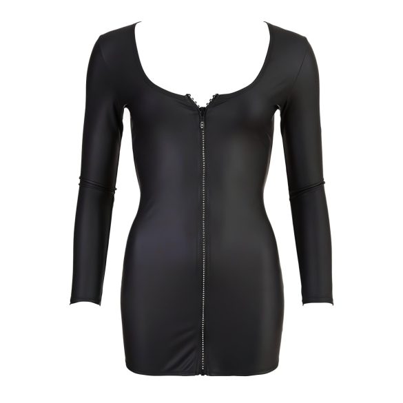 Cottelli - rochie sexy petrecere - cu fermoar cu strasuri - negru - L