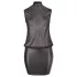 Cottelli Plus Size - rochie chiffon lucioasă - negru