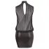 Cottelli Plus Size - rochie chiffon lucioasă - negru