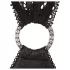 Abierta Fina - rochie mini sexy - aspect strălucitor - negru
