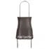 Abierta Fina - rochie mini sexy - aspect strălucitor - negru - L