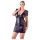 Cottelli Plus Size - Rochie combinată cu fundiță și dantelă (negru) - 4XL