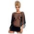Obsessive Punker - Rochie mini transparentă și tanga (negru)