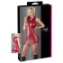 Cottelli Party - rochie mini lucioasă fără mâneci, cu fermoar (roșu) - L