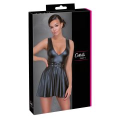 Cottelli - rochie plisată cu curea (negru)