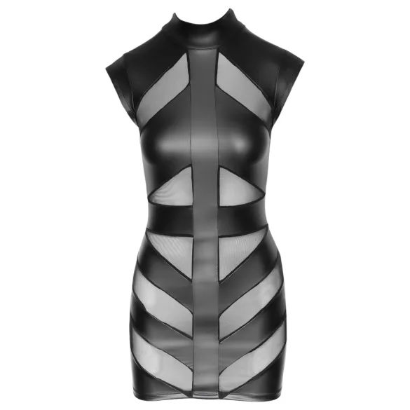 Cottelli - rochie mulată lucioasă - negru