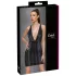 Cottelli Party - rochie cu model piele de șarpe (negru)