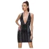 Cottelli Party - rochie cu model piele de șarpe (negru) - M