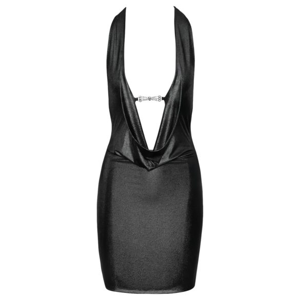 Cottelli Party - rochie scurtă cu guler la gât - argintiu - XL