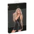 Noir - rochie mini scurtă cu model piele de șarpe - negru - M
