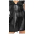 Noir - rochie mini scurtă cu model piele de șarpe - negru - M