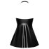 Noir - rochie mini scurtă cu model piele de șarpe - negru - M