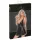 Noir - rochie mini scurtă cu model piele de șarpe - negru - XL