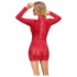 Cottelli - rochie mini cu model piele de șarpe - roșu