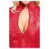 Cottelli - rochie mini cu model piele de șarpe - roșu - M