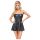 Cottelli - Rochie mini lucioasă cu fustă plisată (neagră) - L