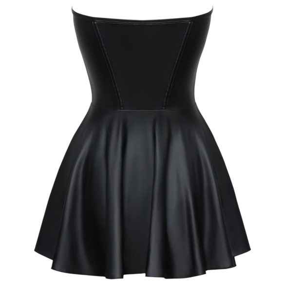 Cottelli - rochie mini lucioasă cu fustă plisată - negru - L