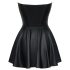 Cottelli - Rochie mini lucioasă cu fustă plisată (neagră) - L