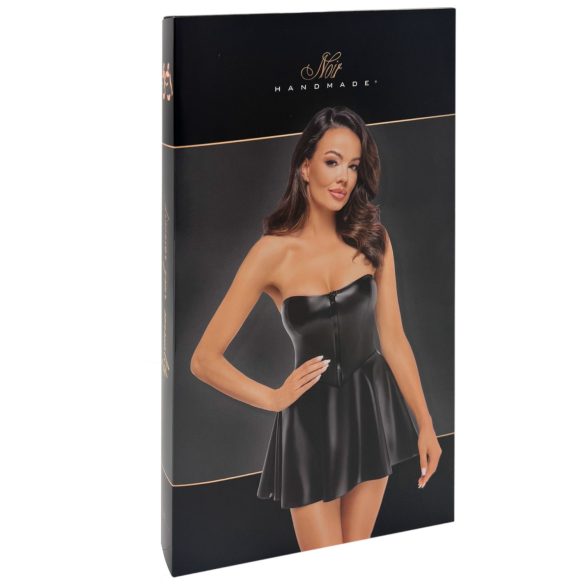 Noir Libido - rochie mini mată - negru