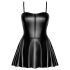 Noir Libido - rochie mini mată - negru