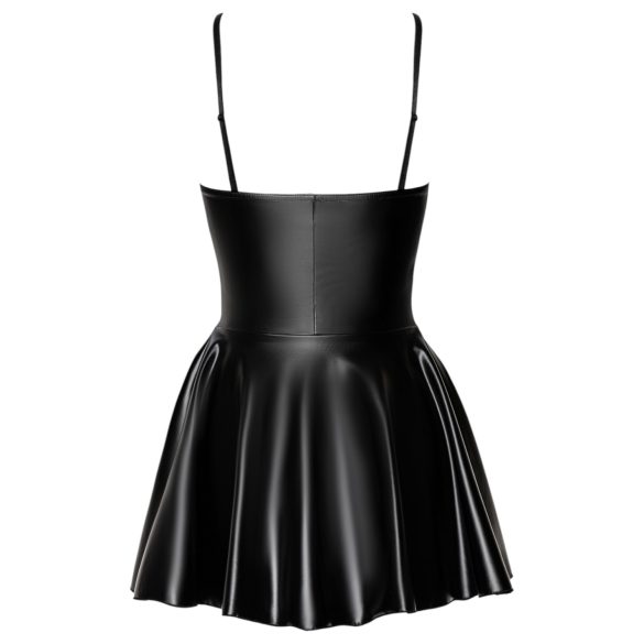 Noir Libido - rochie mini mată - negru