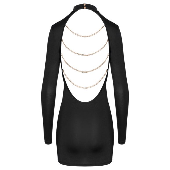 Cottelli - rochie mini cu lanț, spate decupat - negru - L