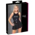 Cottelli - rochie mini cu efect de lac (negru)