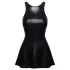 Cottelli - rochie mini cu efect de lac (negru) - M