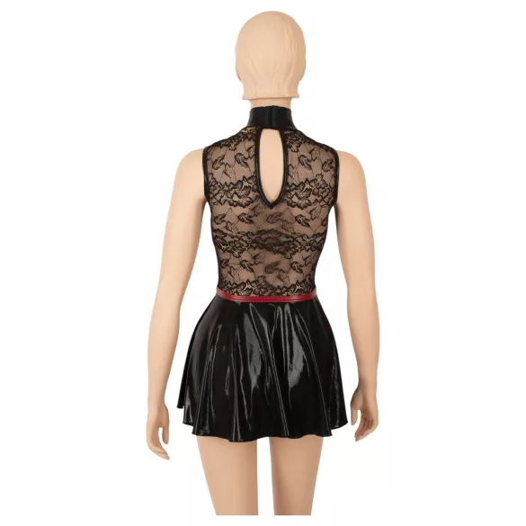 Cottelli - rochie mini din dantelă tip corset (negru) - M
